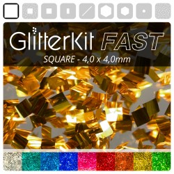 QUADRAT 4,0 Gold GlitterKit...