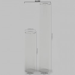 XXL Flasche GL200 200mm (leer)
