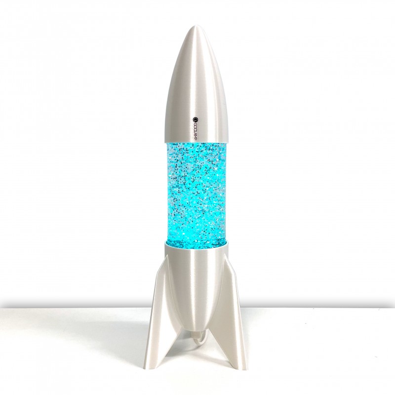 Rocket deals glitter lamp