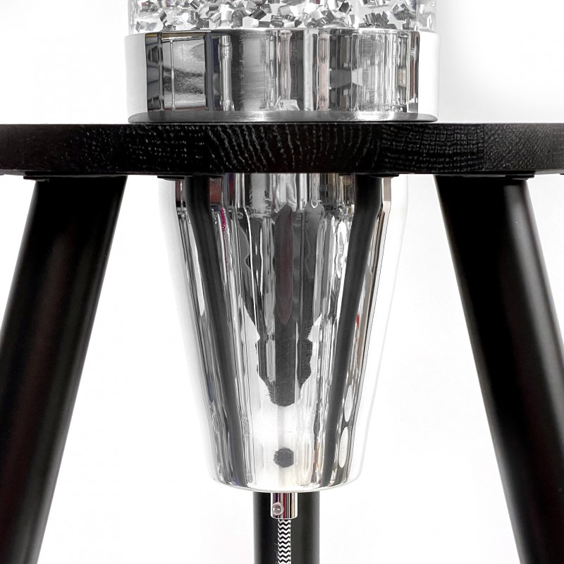 GOOLAMP Tripod Glitter Floor Lamp 124cm Height