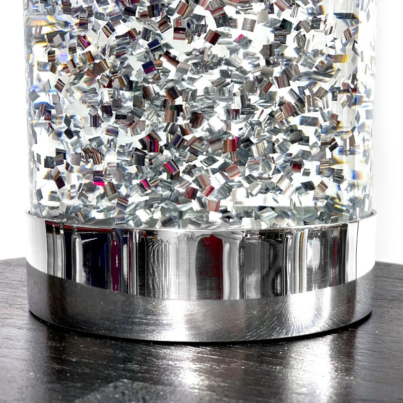 GOOLAMP Tripod Glitter Floor Lamp 124cm Height