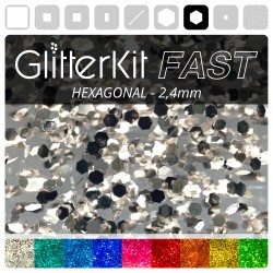HEXAGONAL 2,4 GlitterKit Fast